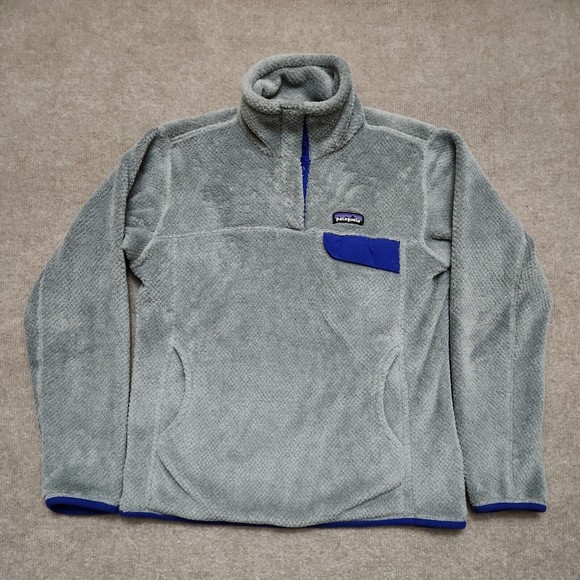 Patagonia Jackets & Blazers - Patagonia Re-tool Snap-T Pullover Fleece Jacket Coat Womens M Gray